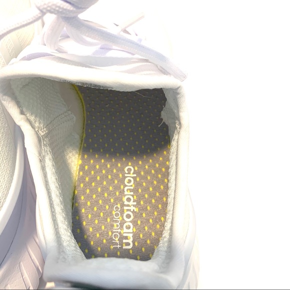 Adidas Mens Kaptir White Sneaker Size 11 - Picture 10 of 13